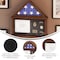 Flash Furniture Quincy Flag and Certificate Display Case, Solid Pine Wood, Fits 9x5 Folded Burial Flag, Dark Brown HMHD-22M192Y-RSTBRN-GG - alternate 9